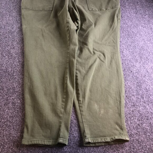 Judy Blue Jeans Womens Green 24W Green Garment Dyed High Rise Elastic Waist - Picture 2 of 13